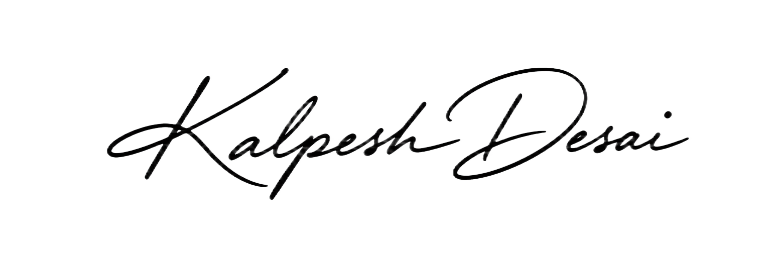 Signature of Kalpesh Desai